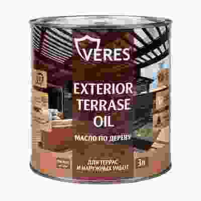 Масло для дерева Veres Exterior Terrase Oil белое (3л)